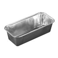 Foliebakke 7655 til postej mv. 188x88x50mm 550ml kragtig 100stk/pak