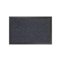 Tørremåtte Faro sort 80x120cm 7mm m/kantliste PP/vinyl