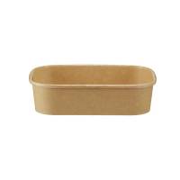 Papcontainer microovn 500ml brun 172x120x41mm 50stk/pkt