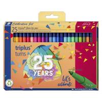 Finerliner Triplus Color 323 ass. 20+5stk/pak