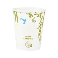 Kaffebæger 8 oz plastfri single wall 1000stk/kar