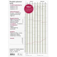 Projekt Planner grøn 2025 80x29,7cm 1050 00
