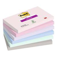 Post-it blok Super Sticky ass. 76x127mm 6blk/pak Soulful Colour