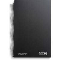 Aftalekalender A4 sort 2025 21x29,7cm 1dag/side 25 2200 00