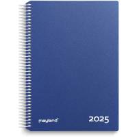 Timekalender m/spiral blå 2025 16,8x23,5cm 25 2180 20