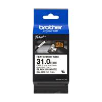 Labeltape Brother HSE261E 31mm sort på hvid
