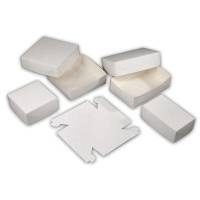 Kageæske nr 2 140x230x75mm hvid 250stk/pak