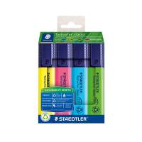 Tekstmarker STAEDTLER 364 assorteret 4stk/sæt 97% RCP