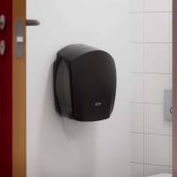 Dispenser t/toiletpapir Katrin Inc Gigant L plast sort 82186