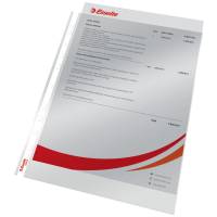 Plastlomme Esselte A4 0,55mm standard glasklar 100stk/pak