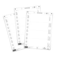 Indstiksark til lagerlommer Durable 150x68mm 4stk/ark 20ark/pak