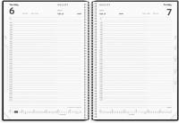 Timekalender sort PP-plast 2026