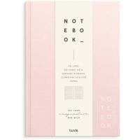 Notebook Textile A5 pink lined