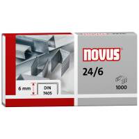 Hæfteklamme Novus re+new 24/6 1000st/pk