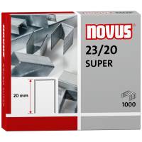 Hæfteklamme Novus re+new 23/20 Super 1000st/pk