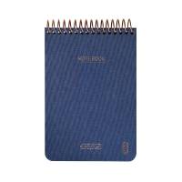 Notesbog KOZO A6 Premium Navy linieret 80 sider 100g
