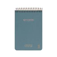 Notesbog KOZO A6 Premium Steel Blue linieret 80 sider 100g