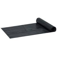 Affaldss&aelig;kke plastik sort 700x1100mm Luksus 10stk/rul