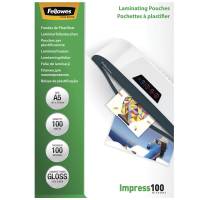 Lamineringslommer 100 mic. 154x216mm 100stk/pak A5