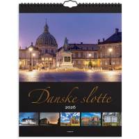 Vægkalender Danske slotte 2026