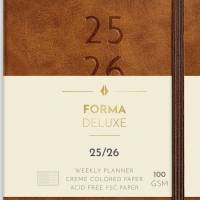 Lærerkalender Studie A5 matsort genbrugskarton 2025/2026