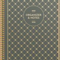 Ugekalender Studie Organizer & Notes A5 grøn 2025/2026