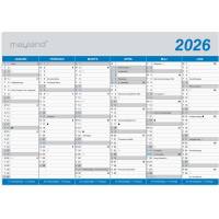 Kontorkalender Klassisk A5 2026