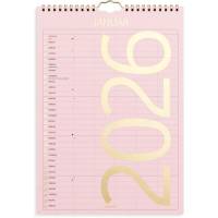 Familiekalender Color lille 2026