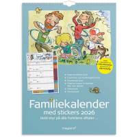Familiekalender Otto Dickmeiss & Lilja Scherfig 6 kol. A3 2026