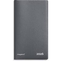 Index Planner månedskalender mørkegrå PP-plast 2026