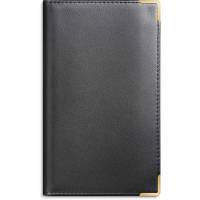 Index Planner månedskalender sort skind 2026