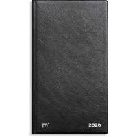 City Week Planner tværformat sort vinyl 2026