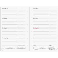 System Mini ugekalender tværformat REFILL 2026