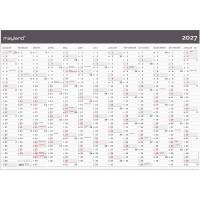 K&aelig;mpekalender Moderne 1x13 mdr. papir r&oslash;r 2027