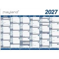 K&aelig;mpekalender 2x6 mdr. PP-plast r&oslash;r 2027