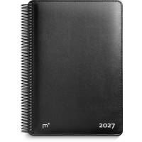 Diplomat ugekalender m/spiral sort kunstskind 2027