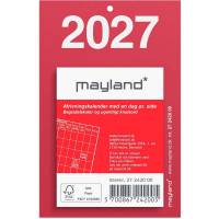 Lille afrivningskalender m/bagsidetekst 2027