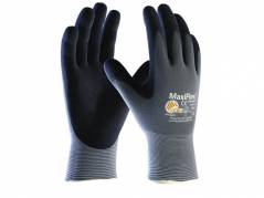 Handsker Maxi-flex gr&Atilde;&yen;/sort nylon/lycra nr7 12par/pak