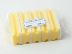 Skuresvamp Cleanline m/h&aring;ndtag hvid 7x15cm