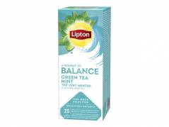 Te Lipton Green Tea Mint 25breve/pak