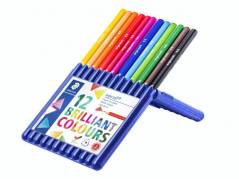 Farveblyanter Staedtler ass. Ergosoft 157-SB12 12stk/s&aelig;t