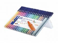 Marker Staedtler triplus ass. 323 SB20 20stk/s&aelig;t