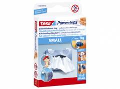 Powerstrips Small dobb. kl&aelig;b. hvide 14strips/pak