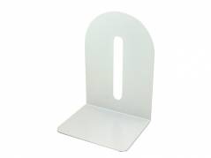 Bogst&oslash;tte metal hvid 20cm