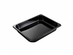 Plastbakke 1/2GN CPET sort 3350ml t/ovn & microovn 116stk/kar