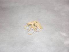 Gummib&Atilde;&yen;nd hvid 10x100mm 1000g/pak