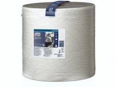 Aft&oslash;rringspapir Tork Kraftig W1 hvid 2-lags perf 340m 1rl