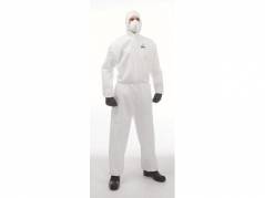 Sikkerhedsdragter C1 XXL hvid smudsafvisende 1stk/pak