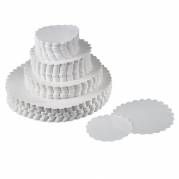 Fadpapir pr&Atilde;&brvbar;get 26cm rund 500stk/pak