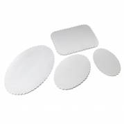 Fadpapir pr&Atilde;&brvbar;get 29x46cm oval 500stk/pak